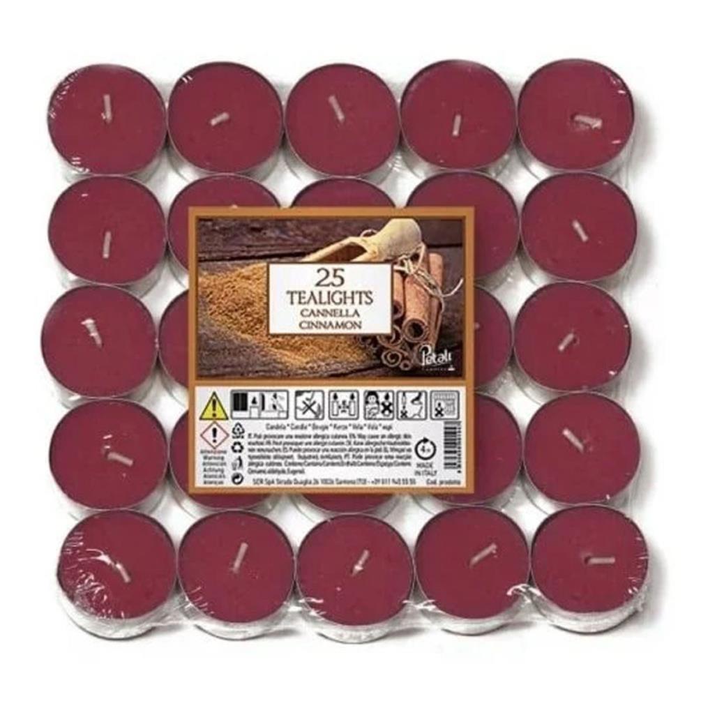 Petali Cinnamon Tealights (Pack of 25) £2.44